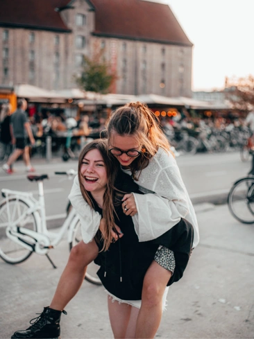 friends having fun
