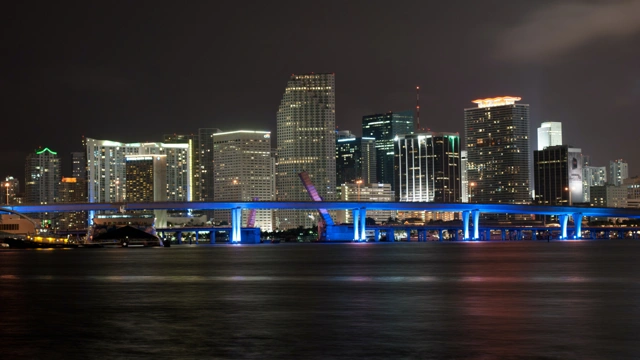 panoramic view of Miami city