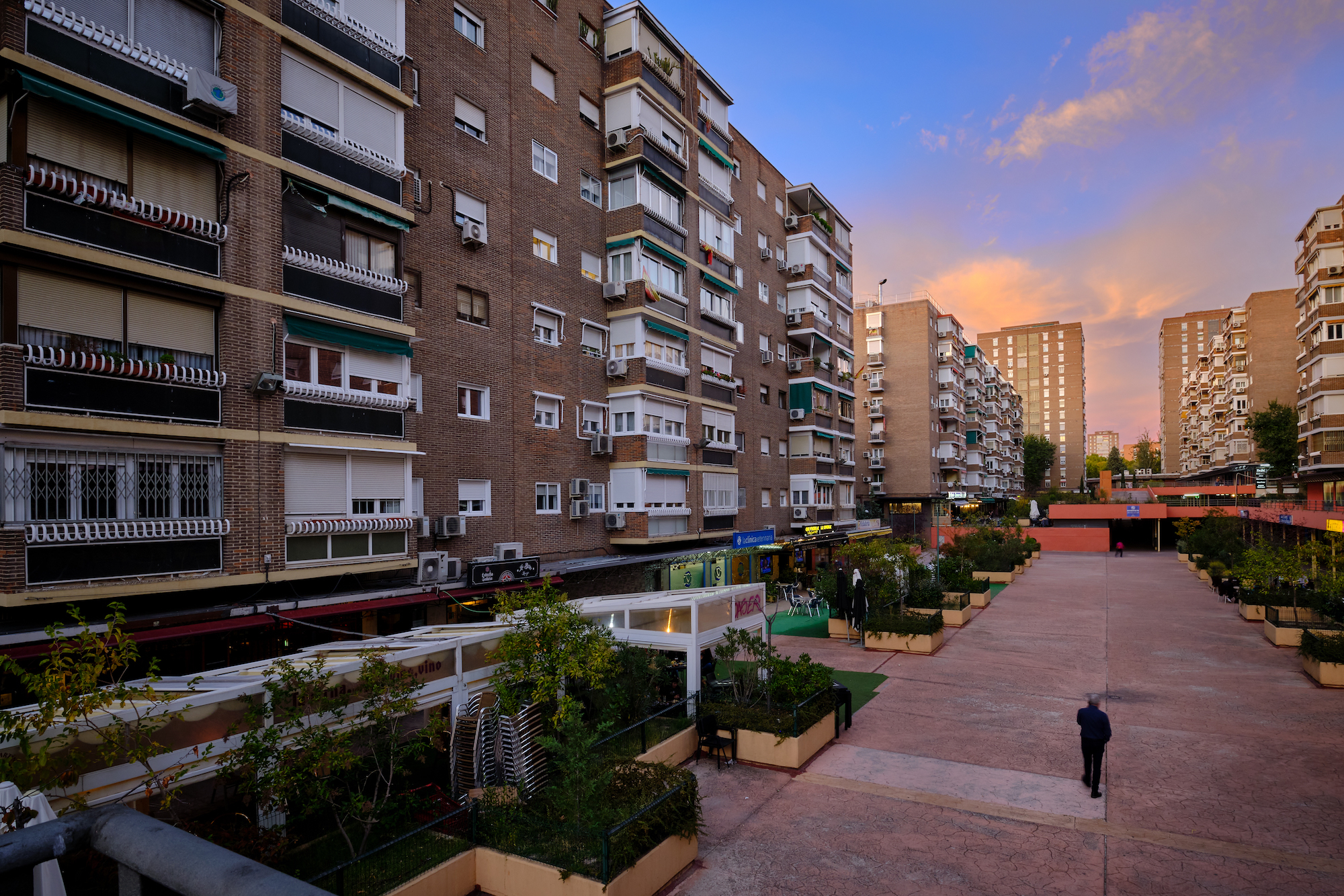 Barrio Moratalaz en Madrid