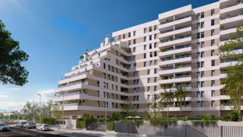 Zona residencial moderna